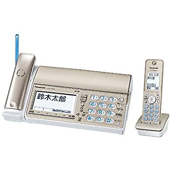 【中古】(非常に良い)パナソニック デジタルコードレス普通紙ファクス(子機1台付き) シャンパンゴールド KX-PZ710DL-N