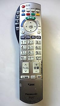 【中古】(非常に良い)Panasonic 純正テレビ用リモコン N2QAYB000201｜ドリエム店