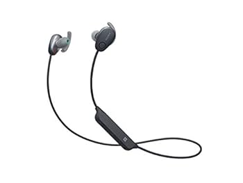 【中古】(非常に良い)ソニー ワイヤレスノイズキャンセリングステレオヘッドセット WI-SP600N : Amazon Alexa搭載 / マイク付き WI-SP600N BM