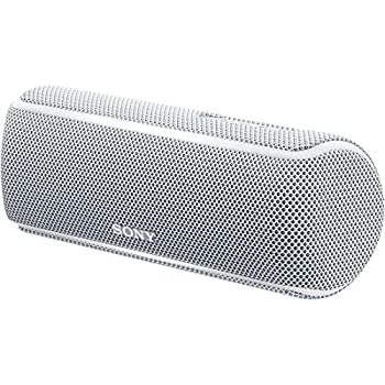 【中古】(非常に良い)ソニー SONY ワイヤレスポータブルスピーカー SRS-XB21 W : 防水/防塵/防錆/Bluetooth/専用スマホアプリ対応 ライティング機能 2018年 ホワイト