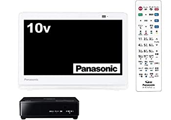 【中古】(非常に良い)パナソニック 10V型 液晶 テレビ プライベート・ビエラ UN-10E8-W 2018年モデル