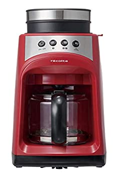 【中古】(非常に良い)レコルト グラインドアンドドリップコーヒーメーカー フィーカ [ レッド / RGD-1 ] recolte Grind ＆ Drip Coffee Maker FIKA