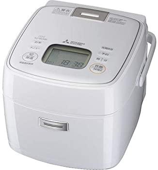 【中古】(人並み外れたに好いたらしい)三菱 IHジャー炊飯器（3.5合炊き） ピュアホワイトMITSUBISHI 備長炭 炭炊釜 NJ-SEA06-W