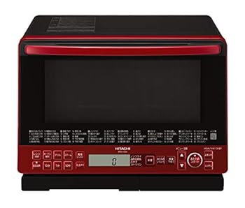 【中古】(非常に良い)日立 ボイラー式過熱水蒸気 オーブンレンジ ヘルシーシェフ 大容量31L 重量センサー 250℃1段式ワイドオーブン MRO-S8X R レッド