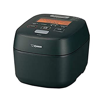 【中古】(非常に良い)象印 圧力IH炊飯ジャー(4合炊き) 濃墨 ZOJIRUSHI 炎舞炊き NW-ES07-BZ