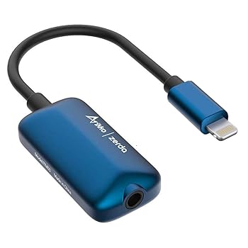 【中古】(非常に良い)IKKO ポータブルDACアンプ ITM03-LIGHTNINGBLUE ブルー ［DAC機能対応 /ハイレゾ対応］