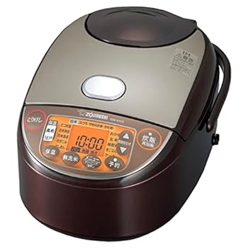 【中古】(非常に良い)象印 IH炊飯ジャー(5.5合炊き) ブラウン ZOJIRUSHI 極め炊き NW-VH10-TA|ドリエム店