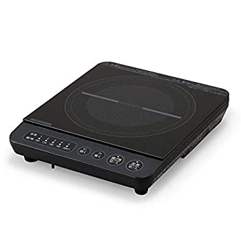 【中古】(非常に良い)アイリスオーヤマ IHコンロ 1000W 卓上 デザイン IHK-T38-B ブラック