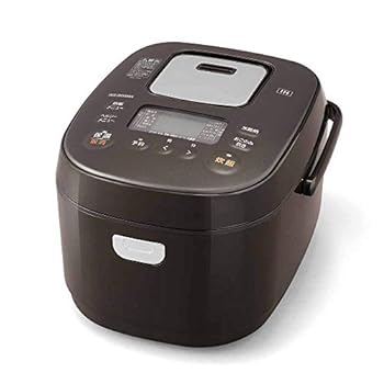 【中古】(人並み外れたに好いたらしい)アイリスオーヤマ IHジャー炊飯器 炊飯ジャー ブランド名炊き 5.5合 KRC-IK50-T 赤銅色