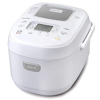 【中古】(人並み外れたに好いたらしい)アイリスオーヤマ 炊飯器 3合 IH式 40ブランド名炊き分け役立つこと 極厚火釜 玄米 2020年青写真 白いこと RC-IK30-W