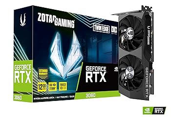 【中古】(人並み外れたに好いたらしい)ZOTAC GAMING GeForce RTX 3060 Twin Edge OC グラフィクス歌留多 12GB GDDR6