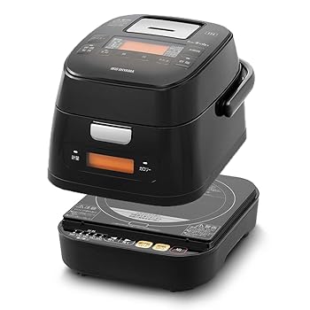 【中古】(非常に良い)アイリスオーヤマ 分離式量り炊きIHジャー炊飯器3合 RC-IM30-B ブラック｜ドリエム店 26,909円