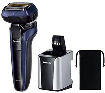 【中古】(非常に良い)パナソニック ラムダッシュ リニア メンズシェーバー 5枚刃 青 ES-CLV7U-A｜ドリエム店