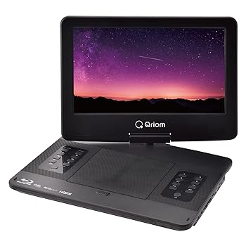 【中古】(非常に良い)山善 YAMAZEN キュリオム Qriomポータブルブルーレイプレーヤー 13.3インチ CPRM対応 車載用ケース付TMB-L133R(B) 42,312円