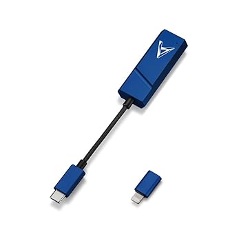 【中古】(非常に良い)Astell&Kern AK HC2 Midnight Blue [リミテッドカラー 4.4mm5極バランス出力搭載ポータブルUSB-DAC] 384KHz32bit/DSD256ハイレゾ対応 バスパワー