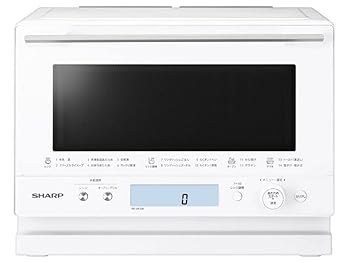 【中古】(非常に良い)シャープ SHARP 過熱水蒸気オーブンレンジ PLAINLY ホワイト系 23L ヘルツフリー 縦開き RE-WF234-W