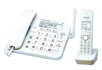 【中古】(未当て嵌める･未開封品)パナソニック RU・RU・RU デジタルコードレス電話 子機1台付き添い人 1.9GHz DECT判定基準遣りかた VE-GD23DL-W