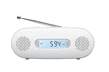 【中古】(未使用･未開封品)Panasonic FM/AM 2バンドレシーバー 手回し充電ラジオ ホワイト RF-TJ10-W