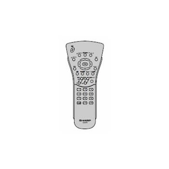 【中古】(未使用･未開封品)シャープ 液晶テレビ用リモコン RRMCGA003WJSA(0106380085)