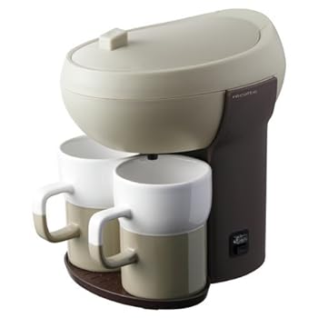 【中古】(未使用･未開封品)レコルト コーヒーメーカー パウス カフェデュオ ベージュ RKD-4BE