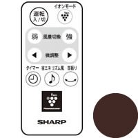【中古】(未使用･未開封品)シャープ　オプション・消耗品【2146380047】扇風機用 リモコン[ブラウン系](214　638　0047)