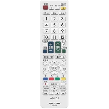 【中古】(未使用･未開封品)シャープ SHARP テレビリモコン 0106380473｜ドリエム店