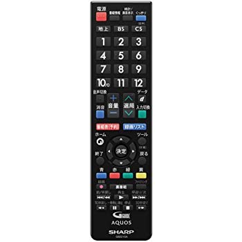 【中古】(未使用･未開封品)シャープ[SHARP]　シャープ液晶テレビ用リモコン＜ブラック系＞ 【0106380512】
