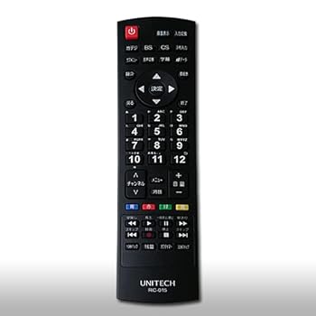 【中古】(未当て嵌める･未開封品)ユニテク RC-015 液晶テレビ受像機用 遠隔操作 UNITECH