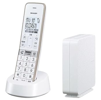 【中古】(未当て嵌める･未開封品)せつ然たる コードレス電話 JD-空想科学小説2CL-W 白いこと 1.8型白いこと液晶
