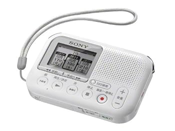【中古】SONY メモリーカードレコーダー LX30 白いこと ICD-LX30/W