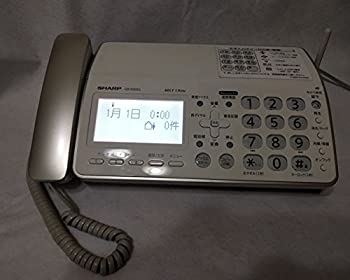 【中古】シャープ デジタルコードレスFAX 子機1台付き 1.9GHz DECT準拠方式 ホワイト系 UX-600CL-W