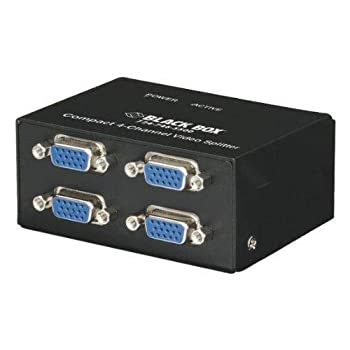 【中古】ブラックボックスコンパクトVGAビデオスプリッタ、4チャネル