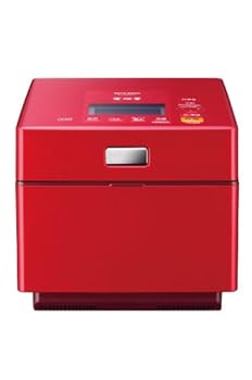 【中古】三菱 IHジャー炊飯器 NJ-XS103J-R 5.5合炊き ルビーレッド 炭炊釜 NJ-XS103J-R|ドリエム店