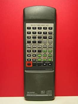 【中古】シャープ オーディオリモコン MD-X1 RRMCG0037AWSA｜ドリエム店