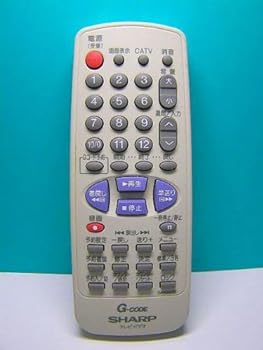 【中古】シャープ テレビ・ビデオリモコン GA104SB