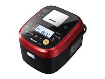 【中古】パナソニック 5.5合 炊飯器 IH式 Wおどり炊き 頬べに黒いこと SR-SPX103-RK