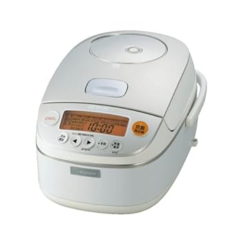 【中古】ZOJIRUSHI 圧力IH炊飯ジャー 5.5合炊き ホワイト NP-BT10-WB
