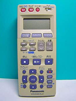 【中古】パナソニック VHS・ヴィデオディスク遠隔操作 EUR7909KC0