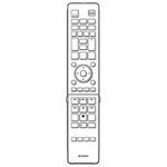 【中古】SHARP純正パーツ BD/DVDレコーダー用リモコン 0046380230|ドリエム店
