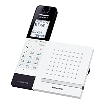 【中古】パナソニック RU・RU・RU デジタルコードレス電話機 親機のみ スマホ連動 Wi-Fi搭載 ホワイト VE-GDW03DL-W|ドリエム店