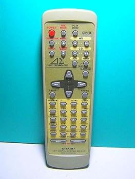 【中古】シャープ オーディオリモコン SD-CX1 RRMCG0255AWSD
