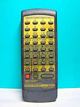 【中古】シャープ オーディオリモコン MD-F11 RRMCG0187AWSA｜ドリエム店