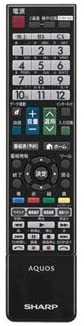 【中古】シャープ 液晶テレビ用リモコン RRMCGA961WJSA(0106380350)