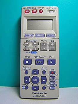 【中古】パナソニック VHS DVDリモコン EUR7909KC0|ドリエム店