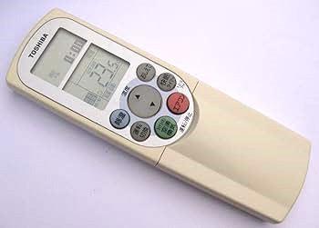 【中古】東芝完全無欠部分品 冷房装置用遠隔操作 WH-F4J 4306S348