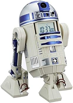 【中古】スター・ウォーズ R2-D2 目覚まし時計 音声・アクション付き 白 リズム時計 8ZDA21BZ03