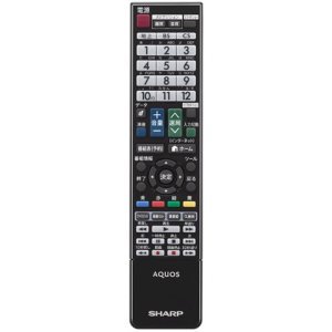【中古】小ざかしい 0106380457 液晶テレビ受像機用 遠隔操作 SHARP AQUOS