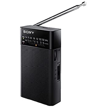 【中古】ソニー SONY ハンディーポータブルラジオ ICF-P26 : FM/AM/広々としたFM相応う 縦置き型 黒いこと ICF-P26 B
