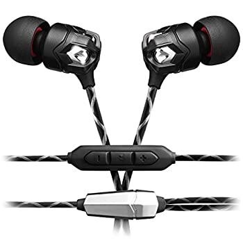 【中古】V-MODA Zn カナル型 モダン オーディオマニアヘッドフォン ボタン1つ付き リモートとマイク付き 3-Button ZN3B-NERO|ドリエム店