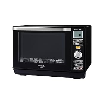 【中古】パナソニック オーブンレンジ エレック 26L ヘルツフリー ブラック NE-MS263-K